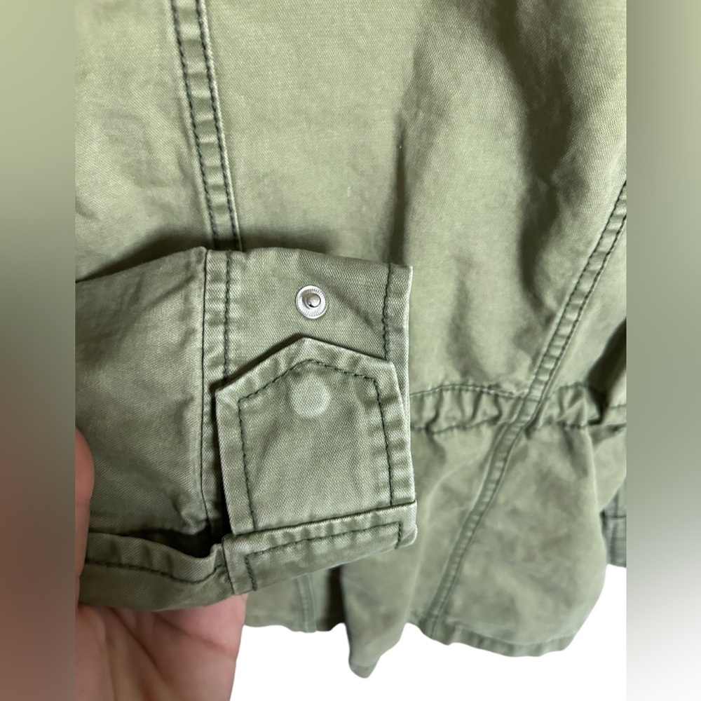 Madewell Women’s Small Military Cargo Utility Jacket Full Zip - Picture 7 of 14